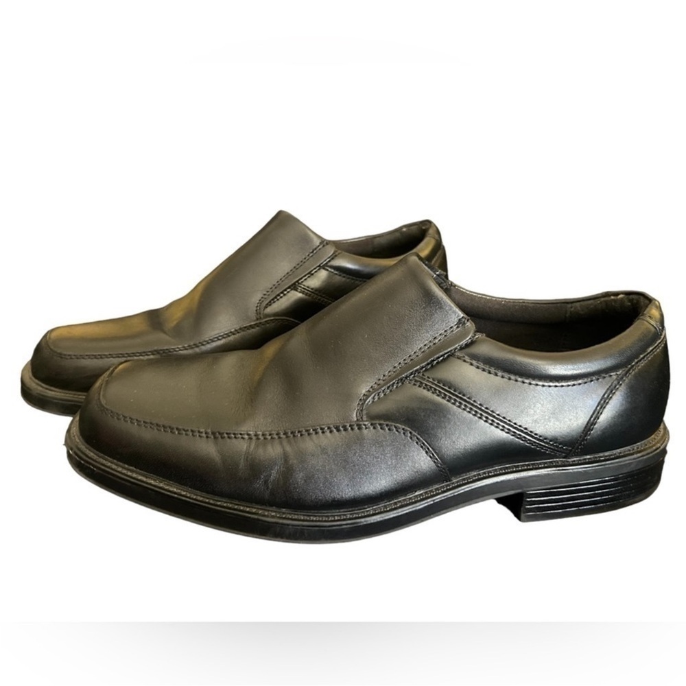 Dockers Black Leather “Emptor” Slip-On Loafers men’s size 9.5W